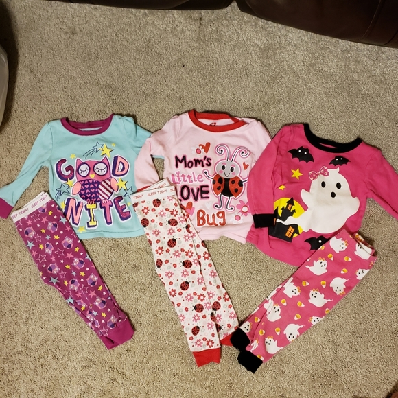 12 month girl pajamas